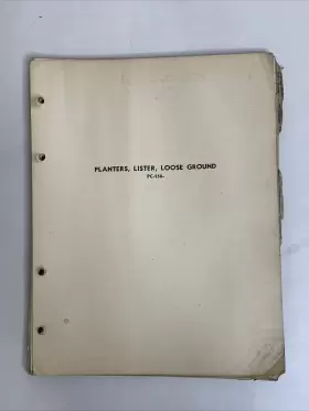 PC-258 JOHN DEERE Catalog Loose Lister Planter