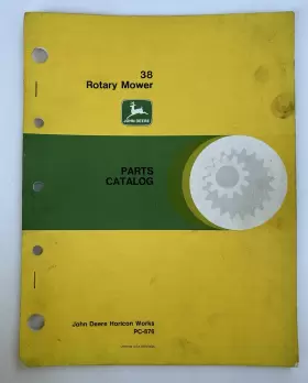PC-876 JOHN DEERE Rotary Mower Catalog