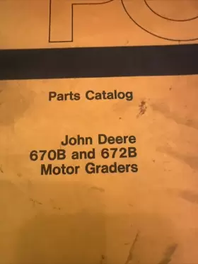 PC2063 JOHN DEERE Motor Grader Manual Book Catalog #2