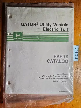 PC2751 JOHN DEERE Gator Utility Electric Turf Catalog Manual