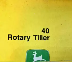 TM1232 JOHN DEERE Rotary Tiller Technical Manual #2