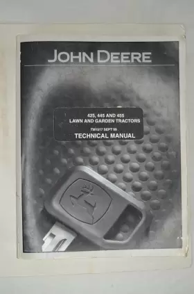TM1517 JOHN DEERE Technical Manual Service Lawn Garden