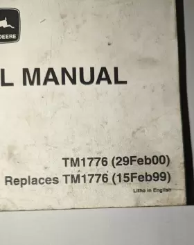 TM1776 JOHN DEERE Scotts Lawn Tractors Manual #2