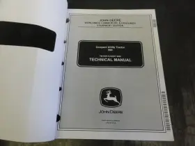 TM1848 JOHN DEERE Utility Tractor Technical Manual #3