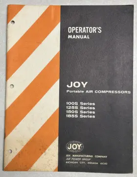 MC-2413B JOY Air Compressors Manual Book Operator