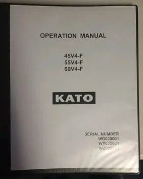 60V4-F KATO Operation Manual