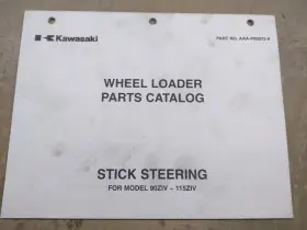 90ZIV-115ZIV KAWASAKI Wheel Loader Stick Steering Catalog