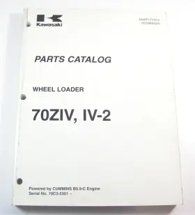 9330800025 KAWASAKI CONSTRUCTION EQUIPMENT Wheel Loader