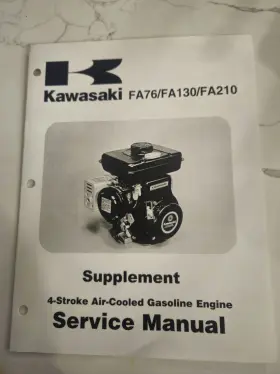 FA210 KAWASAKI Supplement Service Manual Book
