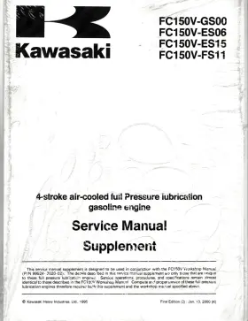 FC150V-FS11 KAWASAKI Air Cooled Engine Supplement Manual
