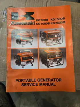 KG2600B KAWASAKI Generator Service Manual