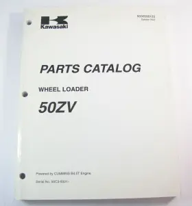 9330500133 KAWASKI CONSTRUCTION EQUIPMENT Kawasaki Wheel Book