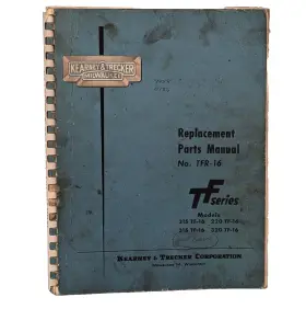 TFR-16 KEARNEY TRECKER Tf Manual