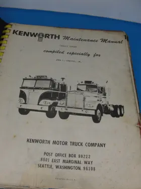 104321 KENWORTH Manual Chassis Semi #3