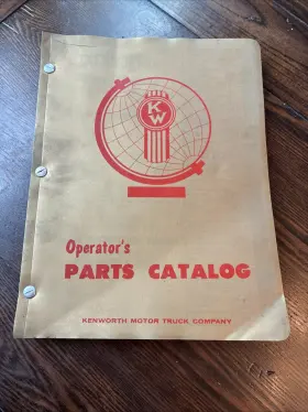 114114 KENWORTH Operators Catalog Chassis