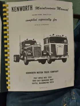 131250 KENWORTH Semi Service Manual #2