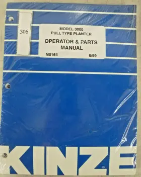 M0164 KINZE Planter Operator Manual