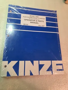 MO192 KINZE Flex Econo Fold Planter Operator Manual