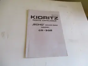 CS-302 KIORITZ Echo Chain Saw Catalog