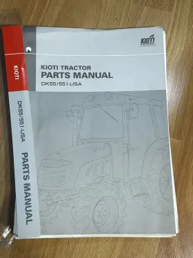 DK551 KIOTI Tractor Manual