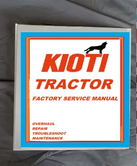 DK6020 KIOTI Daedong Tractor Service Workshop Manual Binder