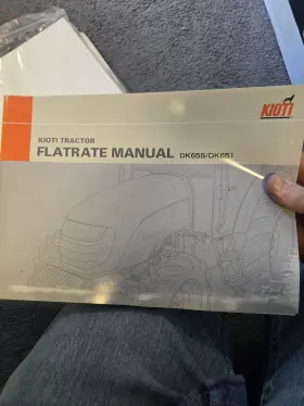 DK651 KIOTI Tractor Flatrate Manual