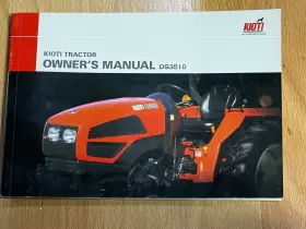 DS3510 KIOTI Tractor Owners Operators Manual