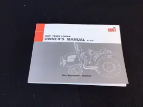 KL2510QA KIOTI Front Loader Illustrations Catalog Operator