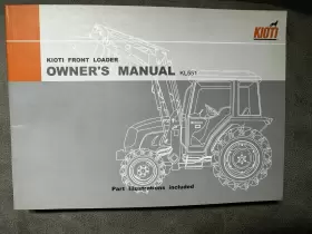 KL551 KIOTI Tractor Loader Owners Operators Manual