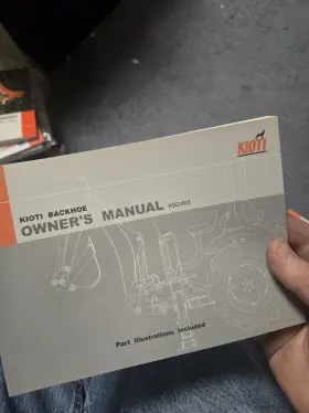 KL6010 KIOTI Backhoe Operators Manual