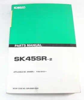 83PJ00001ZE01 KOBELCO CONSTRUCTION EQUIPMENT Excavator Manual