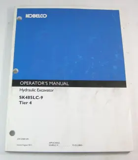 LS91Z00015P1 KOBELCO CONSTRUCTION EQUIPMENT Tier Excavator Up