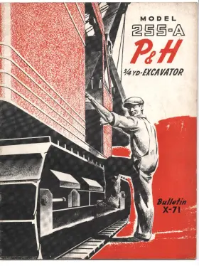255-A KOEHRING Excavator Brochure Bulletin Crane Shovel