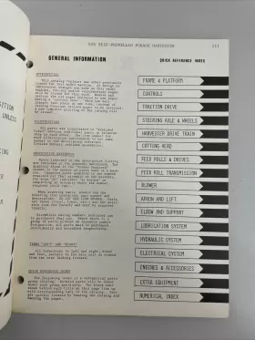 6644 KOEHRING Fox Propelled Forage Harvester Manual #3