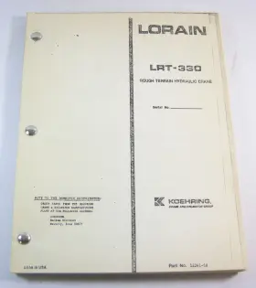 12261-58 KOEHRING CONSTRUCTION EQUIPMENT Lorain Rough Terrain
