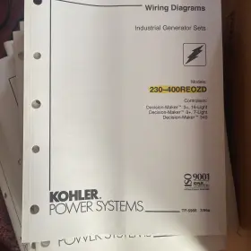 350-2000ROZD KOHLER Power Wiring Diagrams Generators