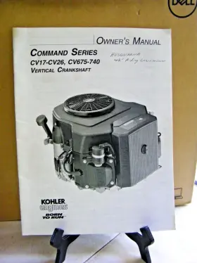 CV675-740 KOHLER Engines Command Owners Manual