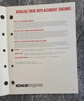 E-1977-795 KOHLER Placement Engines #3