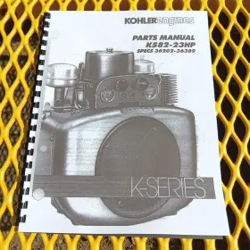 K582 KOHLER Engine Manual Specs