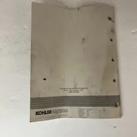 TP-2428-A KOHLER Engines Command Horizontal Crankshaft Manual #2