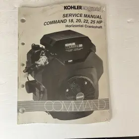 TP-2428-A KOHLER Engines Command Horizontal Crankshaft Manual