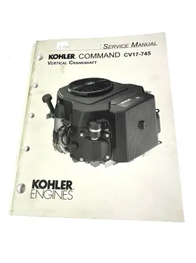 TP-2450-C KOHLER Engines Command Service Manual Vertical
