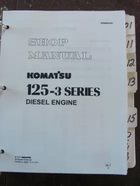 140-3 KOMATSU Diesel Engine Manual #2