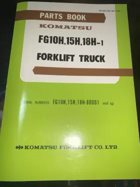 18H-1 KOMATSU Forklift Book Catalog #2