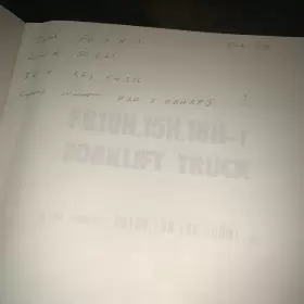 18H-1 KOMATSU Forklift Book Catalog #3