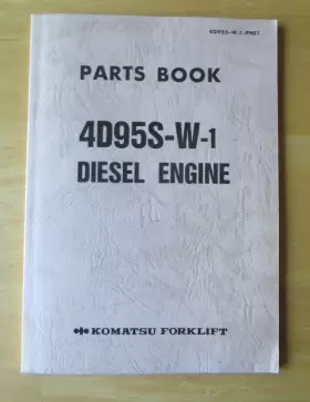 4D95S-W-1 KOMATSU Diesel Engine Forklift Book Manual