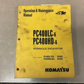 CEAM002900 KOMATSU Operation Manual Excavator Operators