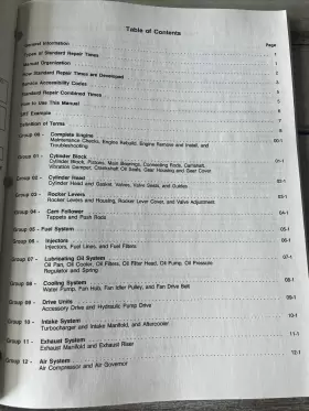 CEKQ410000 KOMATSU Engine Standard Repair Flat Rate Book #2
