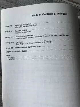 CEKQ410000 KOMATSU Engine Standard Repair Flat Rate Book #3