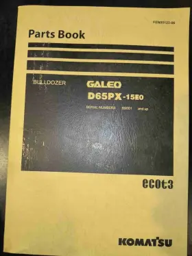 D65PX-15EO KOMATSU Galeo Bulldozer Book